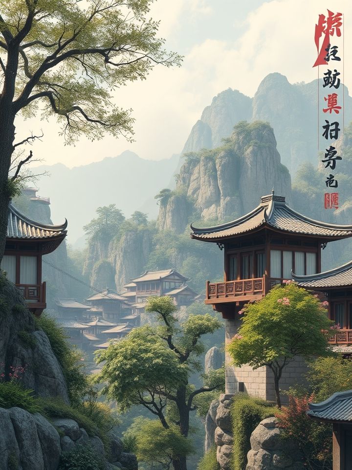 云雾茶山白族老人手工炒茶，竹篓中茶叶油润