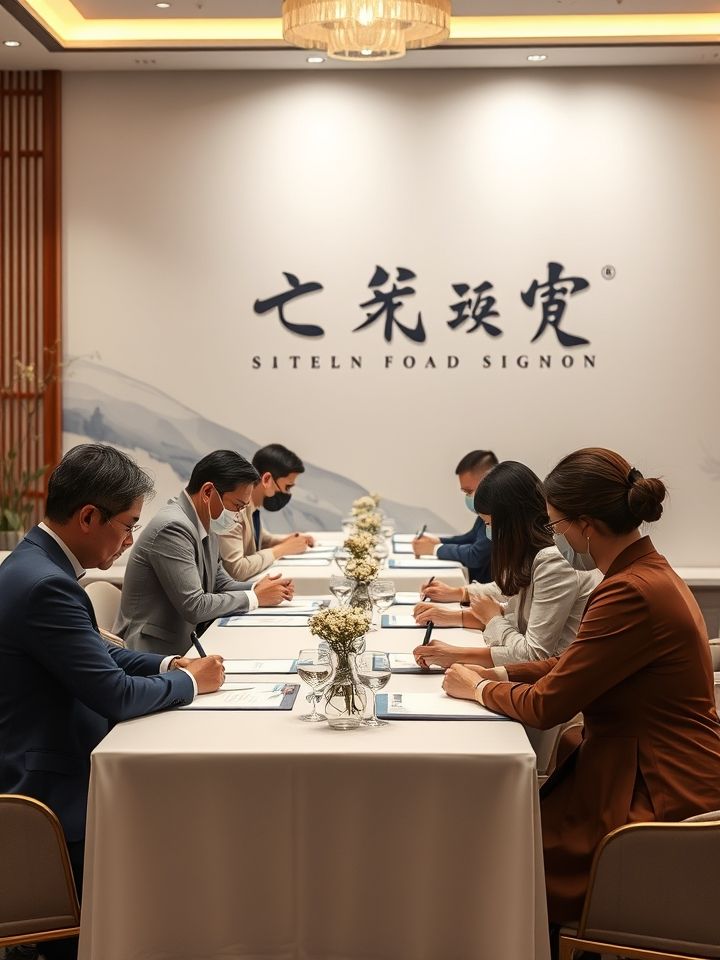 甘肃加盟商签约仪式现场，创业者正在了解扶持政策