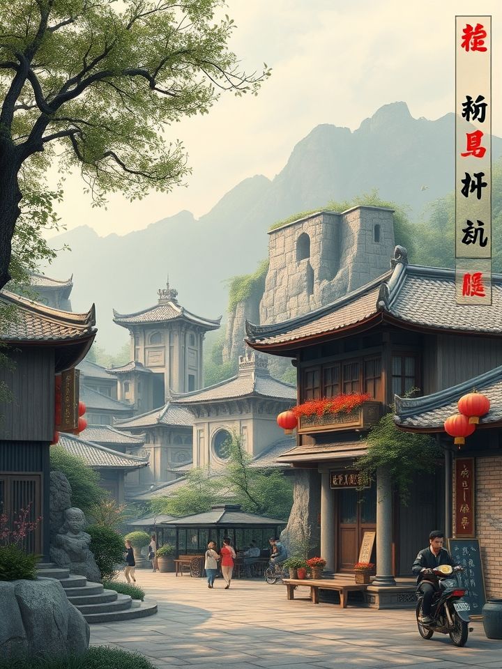 展示现代化奶茶门店实景，有明亮操作台、品牌专属包装，年轻客群聚集