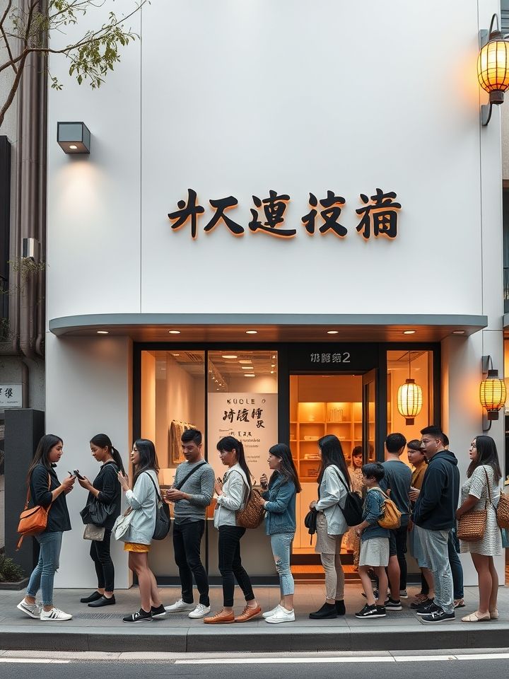 全国奶茶连锁加盟新机遇：龙的良方式茶开启千店扶持计划相关的**插图1**：现代化门店实景图（临街商铺，消费者排队购买场景）</p>
<p>凭借智能订货系统和24小时冷链