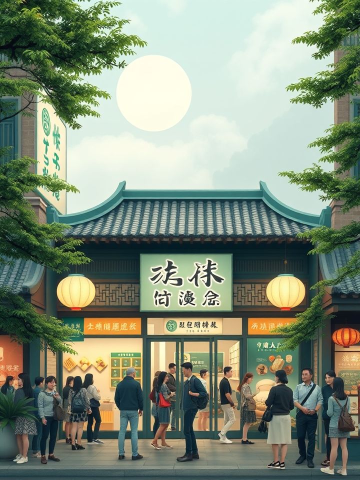 全国奶茶加盟连锁相关的**插图1**: 品牌全国门店实景组图（建议呈现不同城市门店外景、顾客排队场景）