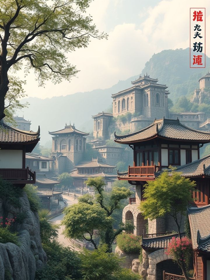 晨雾中工人手工采摘新鲜茶叶的茶园实景图，传递从源头把控品质承诺