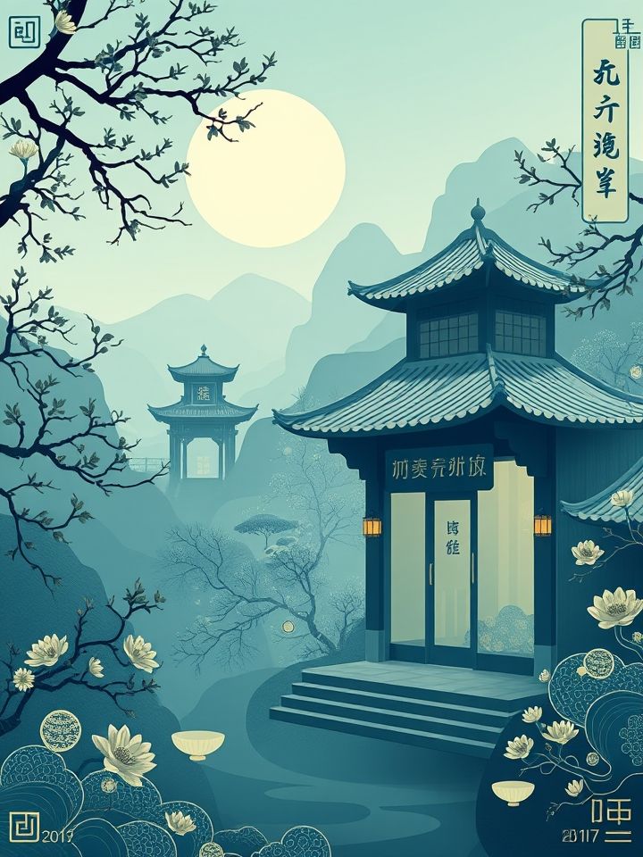 动态数据可视化长图，滚动展示龙的良方式茶各线城市门店坪效对比与消费者复购率曲线