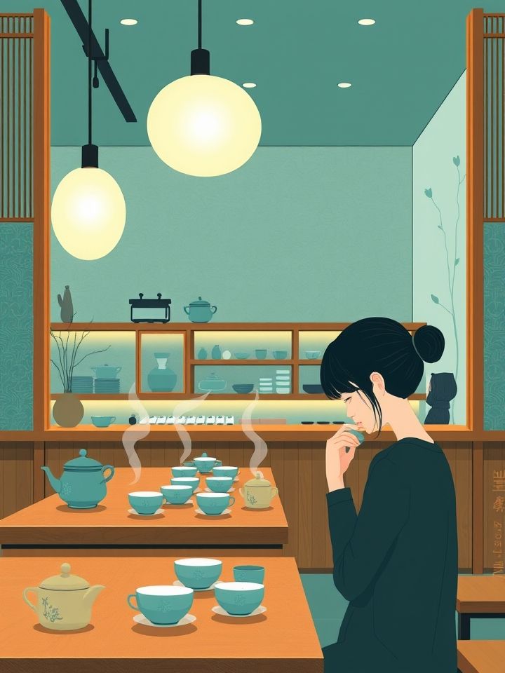 龙的良方加盟奶茶店相关的**插图1**: 现代简约风格的门店实景图，木质吧台搭配青瓷茶具，顾客正品尝招牌产品</p>
<ol>
<li>提示：展