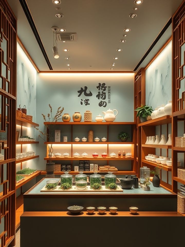 门店实景与产品组合图，呈现明亮简约的龙的良方式茶主题门店及招牌产品“青龙雪燕盏”“赤霞乌龙鲜奶”等爆款陈列