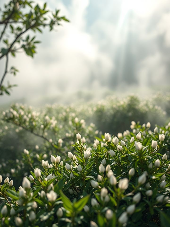 银针茶的功效相关的春风拂过云雾缭绕的茶园，颗颗银针茶芽如白毫覆雪，凝聚着自然的纯净能量。作为中国白茶的珍品，银针茶自古